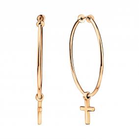 Золотые серьги-кресты TALANT КСП 12.73-25 КСП 12.73-25 фото